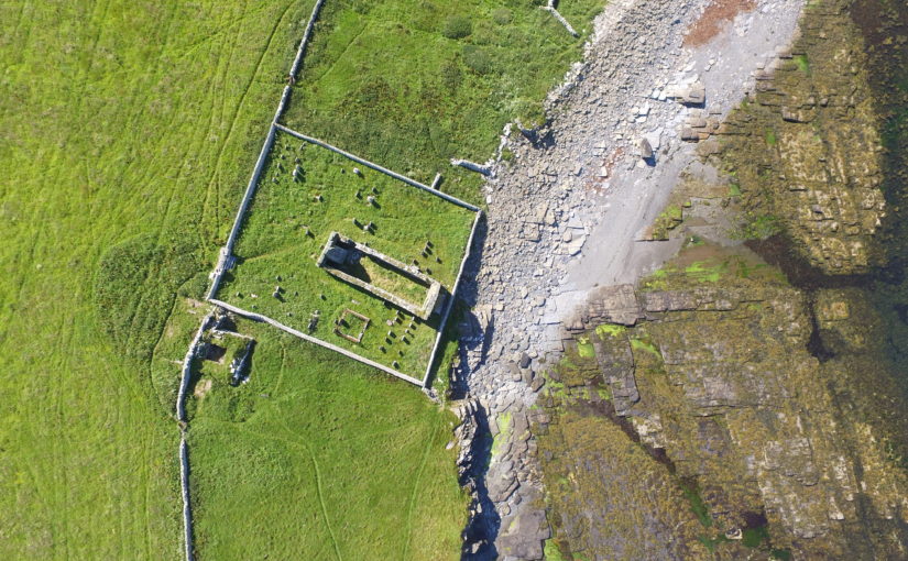 Geophysical survey at The Wirk reveals buried walls of the hall
