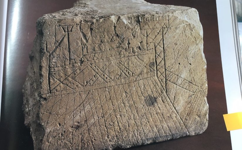 A wooden castle scratched in stone: a 13th-century graffito from the castle at Caen