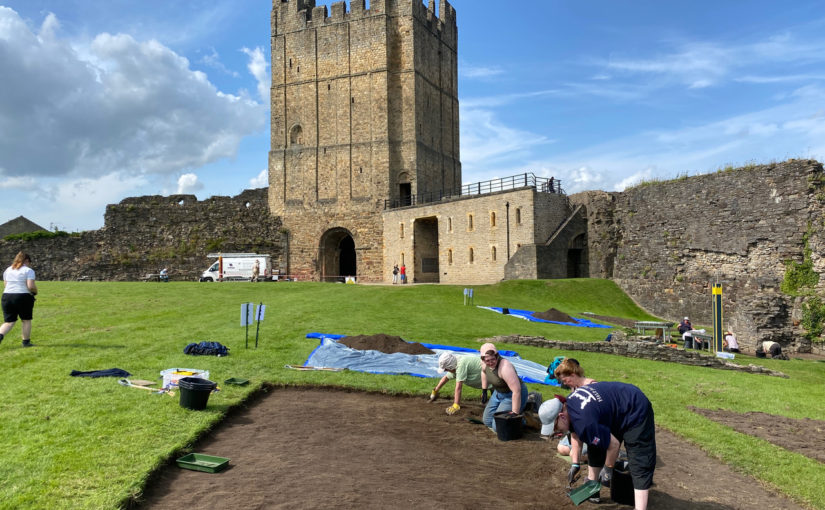 Richmond Castle Excavations Day 1: Opening Up