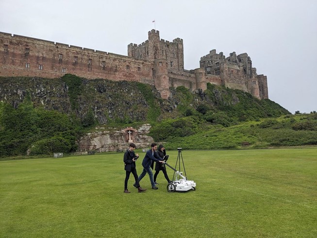 What did the Castle Studies Trust funded research at Bamburgh find?