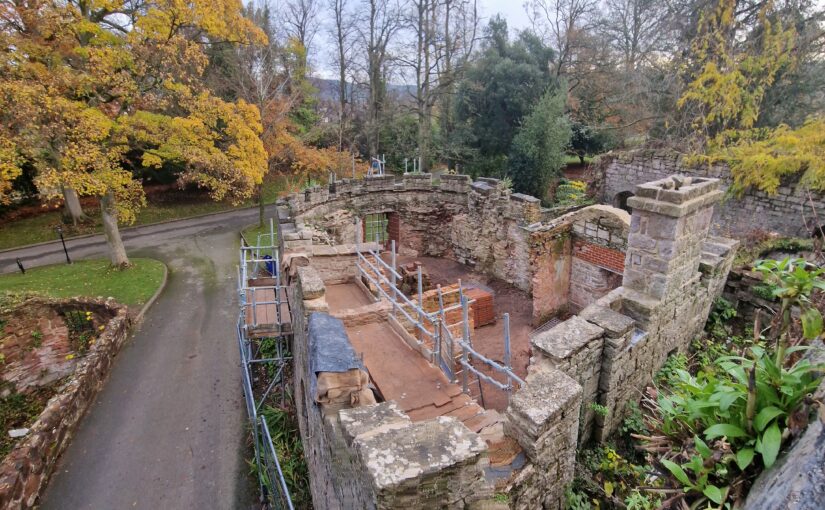 Ruthin Castle: conserving and learning more about an Edwardian Castle
