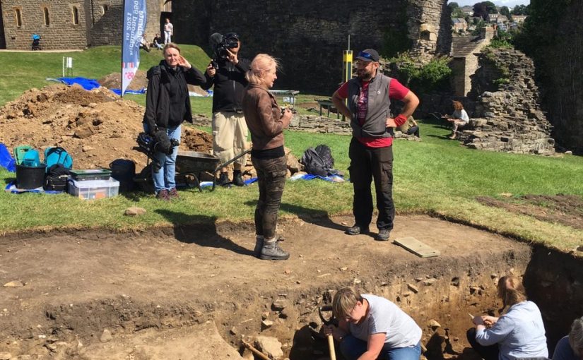 Richmond Castle Excavations Day 11: Cameras are a lucky charm!